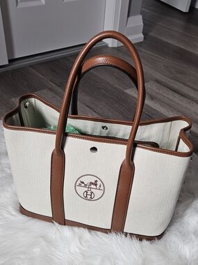 Upcycled Real Hermes Dustbag Tote From NOAMI CRAFTED